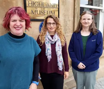people outside the West Highland Museum, Fort William